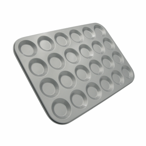 Moule à mini-tartes 24 cavités, revêtement antiadhésif durable pour la cuisson au four. Petits pâtisseries, muffins et gâteaux - Product Image 6