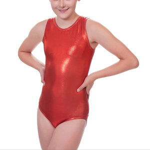 Гимнастический купальник с логотипом без рукавов - Product Image 4