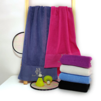 Factory Direct New 100% Cotton Towel Quick Drying Towel Super Absorbent Dry Hair Towel Customizable Embroidered logo