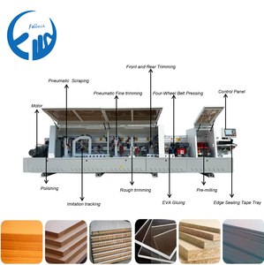 Colle PUR intelligente 8 fonctions pour le travail du <span class=keywords><strong>bois</strong></span>, <span class=keywords><strong>machine</strong></span> à poser les chants PVC pour MDF, mélamine, contreplaqué, avec fonction anti-perforation des trous de charnière - Product Image 2