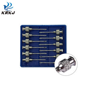 KD405 vacinação veterinária injeção <span class=keywords><strong>intramuscular</strong></span> cânula agulhas com cubo latão redondo - Product Image 6
