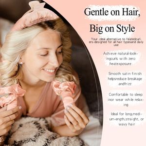 Oferta Especial: Set de Rulos de Seda Sin Calor, Diadema para Rizos Sin Calor y Rulos Térmicos para Dormir Durante la Noche - Product Image 3