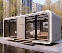 Cabine Apple innovante pour les espaces en libre-service et d'exposition Installation facile Conception fiable en acier Cabine Apple Pod House