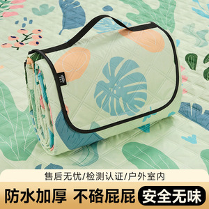 Tapete de Picnic Ultrasónico Spring Yafang, Rectangular, Diseño Floral, Impermeable, para Acampar al Aire Libre, Playa, Todas las Estaciones, Portátil - Product Image 2
