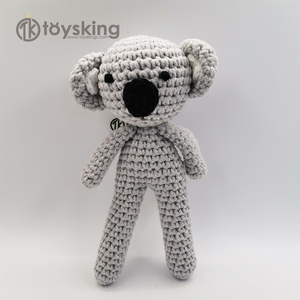 Marioneta <span class=keywords><strong>de</strong></span> <span class=keywords><strong>Dedo</strong></span> <span class=keywords><strong>de</strong></span> Koala Masticable para Bebés - Juguete <span class=keywords><strong>de</strong></span> Ganchillo Suave para la Dentición con Patas Fáciles <span class=keywords><strong>de</strong></span> Agarrar, Estimulación Sensorial y Ayuda para Dormir - Product Image 6