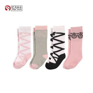 EVAN-EINE 1242 baby mädchen knie hohe socken baby lange socken baby weiche socken