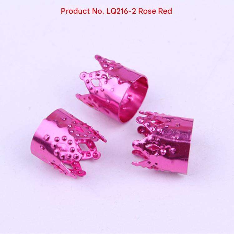 Lq216-2 rose red   [50 pcs+Hair Wearer1 pcs ]