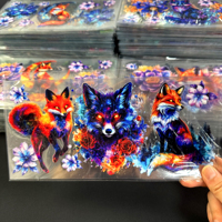 Film transparent autocollant UV DTF à motif cowboy, imperméable, à forte adhérence, pour gobelets – Vente en gros