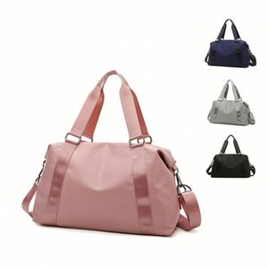 Sac de sport et de voyage Oxford personnalisé 2024, grande capacité, compartiment sec et humide séparé, poche à chaussures étanche avec fermeture éclair - Product Image 1
