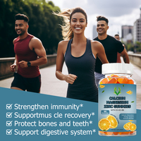 Gummies de calcium, magnésium et zinc en gros pour usines – Vitamines C, D3, K2, B6 – Améliore l'absorption du calcium, soutient l'énergie, renforce l'immunité
