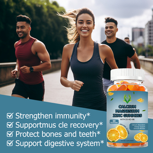 Gummies de calcium, magnésium et zinc en gros pour usines – Vitamines C, D3, K2, B6 – Améliore l'absorption du calcium, soutient l'énergie, renforce l'immunité - Product Image 4