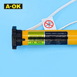 A-OK AM25-1.2/30-MEL-P <span class=keywords><strong>prix</strong></span> d'usine stores enrouleurs motorisés obturateur 25mm <span class=keywords><strong>moteur</strong></span> tubulaire AOK MOTOR - Product Image 3