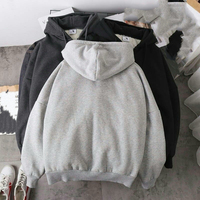 Vestes tendance en molleton doublé pour hommes, vente en gros transfrontalière, nouveaux sweats à capuche décontractés, sweats à capuche zippés amples pour l'automne et l'hiver