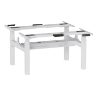 Bureau réglable Table de jeu Mobilier de bureau à quatre moteurs Bureau de direction de luxe pour deux personnes