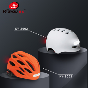 Gudook New halmet CECPSCバイクヘルメット、フロントおよびリアモーターサイクルヘルメットにLED警告灯付き - Product Image 6