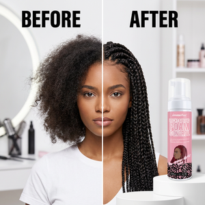 Espuma Fijadora para Cabello de Marca Propia de 200 ml, Fijación Fuerte para Peinados con Trenzas y Rizos, Antiencrespamiento - Product Image 1