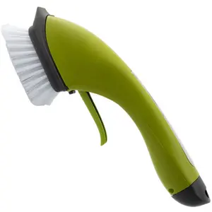 A2582 Auto Add Cleaner liquido antiscivolo manico lungo spazzole lavare i piatti pentola cucina Spray detergente per la casa spazzola per la pulizia