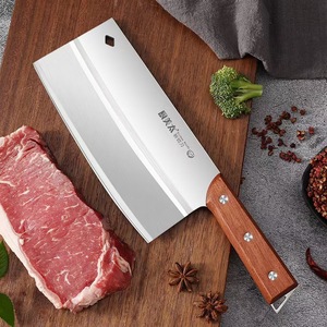 Manufacturer of Yangjiang stainless steel thickened chopping <b>knife</b> with wooden <b>handle</b>, sharp meat cleaver, forged kitchen <b>bone</b> - Product Image 2