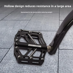 Pédales de vélo de montagne en alliage d'aluminium à double roulement, haute résistance, antidérapantes, résistantes à l'usure, roulements étanches - Product Image 4