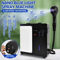 Appareil de soin capillaire numérique portable entièrement automatique à vapeur nano pour réparation en profondeur, traitement de la couleur et traitement par lumière bleue