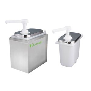 Dispensador de Salsas de Acero Inoxidable SY para Restaurantes, Equipo de Cocina Comercial, Fácil de Limpiar, Capacidad de 1L-5L - Product Image 5