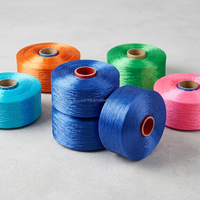 300D Recyclable PP Multifilament Yarn Custom Solid Color Polypropylene Yarn for Knitting Textile