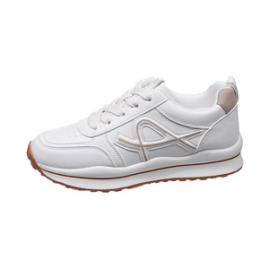 Nuevas zapatillas de deporte de tacón alto OGA transfronterizas para mujer, zapatos gruesos informales de talla grande, suelas blandas, versátiles para deportes de alta demanda - Product Image 6