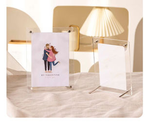 Fashion Modern A4 Poster <b>Puzzle</b> <b>Frame</b> Ornament Double Sided Transparent Acrylic <b>Frame</b> Photo <b>Frame</b> - Product Image 2