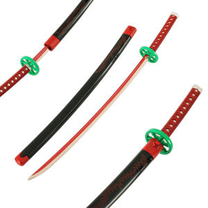 Spade cacciatrice di demoni modelli Anime Kimetsu 26cm Samurai giocattolo spada ciondolo in metallo artigianato regali cacciatrice di demoni - Product Image 1