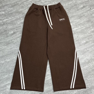 QIANSHI Tuta <span class=keywords><strong>Vintage</strong></span> da Uomo con Felpa con Zip a Quarto e Pantaloni Coordinati, Set Personalizzato in Cotone Pesante 100%, Tuta Sportiva Larga da <span class=keywords><strong>Donna</strong></span> - Product Image 4