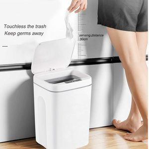 Thùng Rác Trắng Cảm Biến Tự Động 6L 12L, Thùng Rác Mỏng Cho Nhà Bếp, Văn Phòng, Phòng Khách, Phòng Tắm - Product Image 5