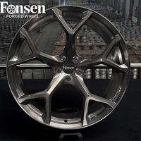 Jantes forgées monobloc FONSEN en alliage d'aluminium 6061T6, finition polie multi-rayons, jantes personnalisées pour Panamera Audi BMW