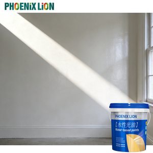 Peinture murale intérieure transparente Phoenix Lion, brillante, à base d'eau, formule écologique, facile à nettoyer, application au pinceau/au rouleau, CE français A+ - Product Image 5