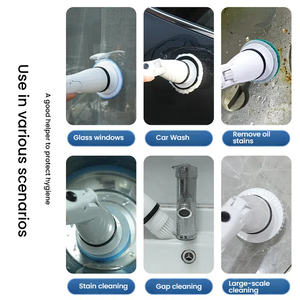 Cepillo eléctrico de mango largo 7 en 1, cepillo de limpieza eléctrico giratorio inalámbrico para cocina Elektrische Reinigungsburste - Product Image 5