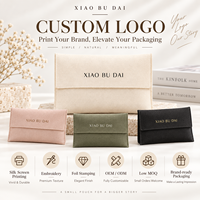 Tas Amplop Kanvas Katun Organik Daur Ulang dengan Cetak Flap, Logo Kustom OEM ODM Pabrik Langsung untuk Penyimpanan Pakaian
