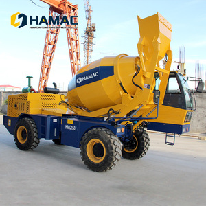 เครื่องผสมปูนซีเมนต์แบบพกพา HAMAC ใช้เครื่องยนต์ดีเซล ขนาด 3.5 เมตร กำลังผสม 85 กิโลวัตต์ ความเร็ว 14 เมตร/ชั่วโมง พร้อมรถตักไฮดรอลิกขนาดเล็ก - Product Image 4