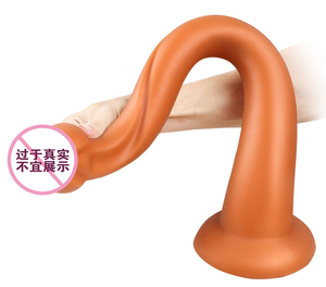 Jouet sexuel pour adultes en silicone noir géant - Gode réaliste extra large, épais avec base à ventouse, plug anal extra large unisexe - Product Image 1