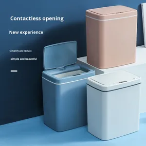 Bote de Basura Inteligente con Sensor de Inducción de Respuesta Rápida de 0.3s, Capacidad de 14L/16L, Batería Recargable/Integrada para el Hogar - Product Image 1