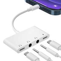 Câble adaptateur audio, adaptateur 3,5 mm, adaptateur AUX, adaptateur jack pour casque, adaptateur jack pour écouteurs, pour iPhone iPad