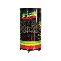 Meisda SC65Y 65Y rond publicité fête baril boisson baril refroidisseur réfrigérateur avec couvercle en verre