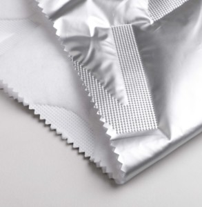 Ультразвуковая стеганая ткань для пуховика 50D <span class=keywords><strong>Pongee</strong></span> с серебряным покрытием - Product Image 2