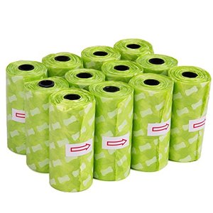 Vente en gros de sacs à crottes de chien biodégradables Epi, 8 rouleaux de recharges en plastique - Product Image 4