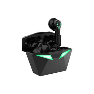 หูฟังเกมมิ่ง TWS พร้อมเคสชาร์จไฟแบบมีแสงสีสันสวยงาม เสียงเบสหนักแน่น ความหน่วงต่ำ แบตเตอรี่ใช้งานได้นาน หูฟังไร้สาย - Product Image 4