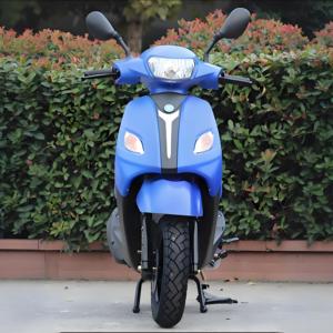 Popular Scooter Gás 125cc com 80 km/h Velocidade Ar Refrigerado e Freios a Disco & Tambor Qualidade Gasolina Motocicleta