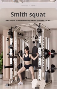 Máquina de Gimnasio Compacta Smith: Equipo de Ejercicio Silencioso para el Hogar - Product Image 4