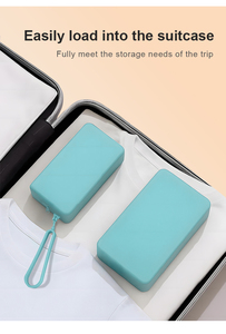 <b>Large</b> Waterproof Silicone Travel Toiletry Cosmetic Makeup Pouch <b>Bag</b> with Zipper Closure - Product Image 4