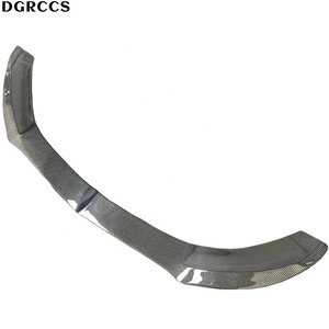 W205 Style Carbon Fiber Front Lip Accessory <b>Kit</b> with Vacuum Technology Screw Fixing-Sports for 2019-2021 - Product Image 3