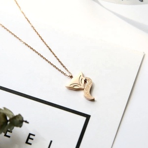 18 K Gold Plated Vintage Little <strong>Fox</strong> Pendant <strong>Necklace</strong> Woman Jewelry 316L Stainless Steel <strong>Necklace</strong> Factory Wholesale Never Fade - Product Image 2