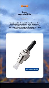 Sợi quang màu đỏ bút <span class=keywords><strong>Adapter</strong></span> cho đồng hồ quang học FC Cuộc Cách Mạng 1.25 nữ nối Pigtail Jumper chuyển đổi - Product Image 6