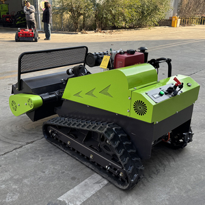 Remote Control Diesel-Powered Crawler Industrial Grade 4-Stroke 195cc Engine Lawn Mower Aluminum Chassis 24V Start <b>Flat</b> - Product Image 5